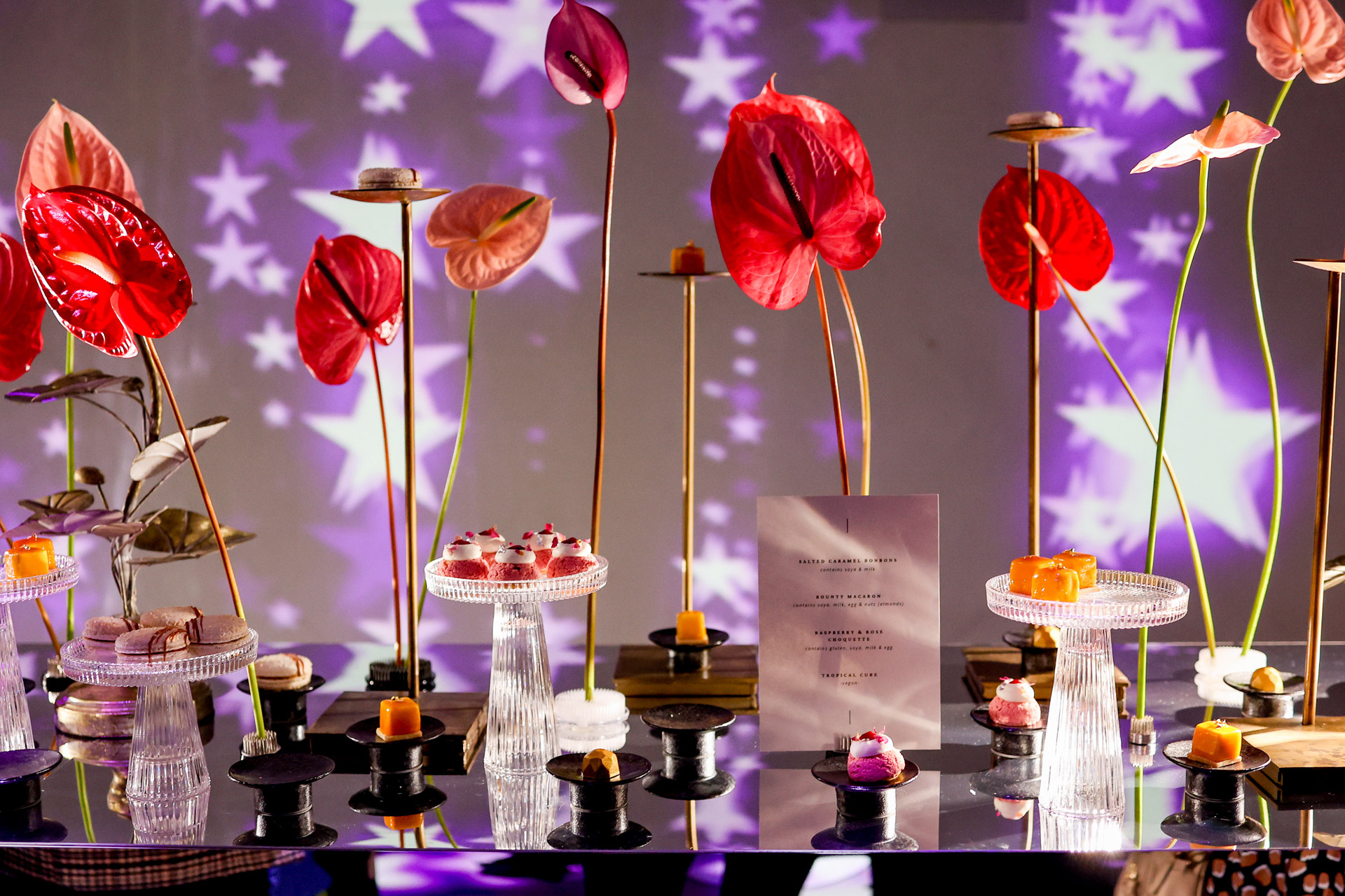 Dessert table at an event