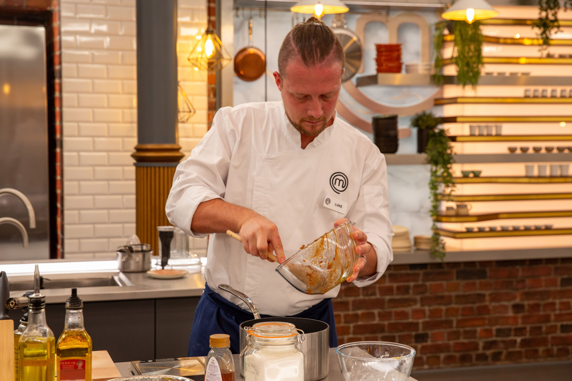 Luke Emmess on MasterChef: The Professionals