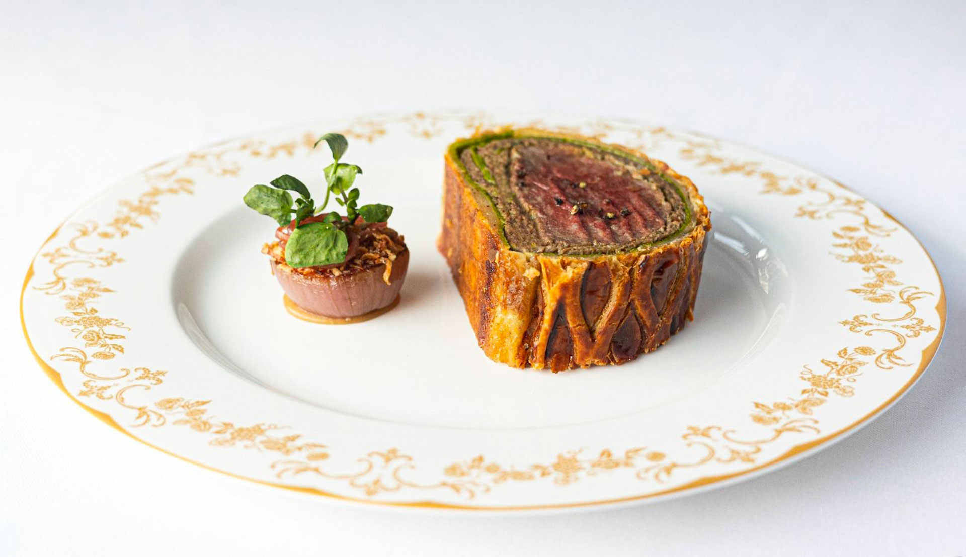 Beef Wellington at The Savoy Grill