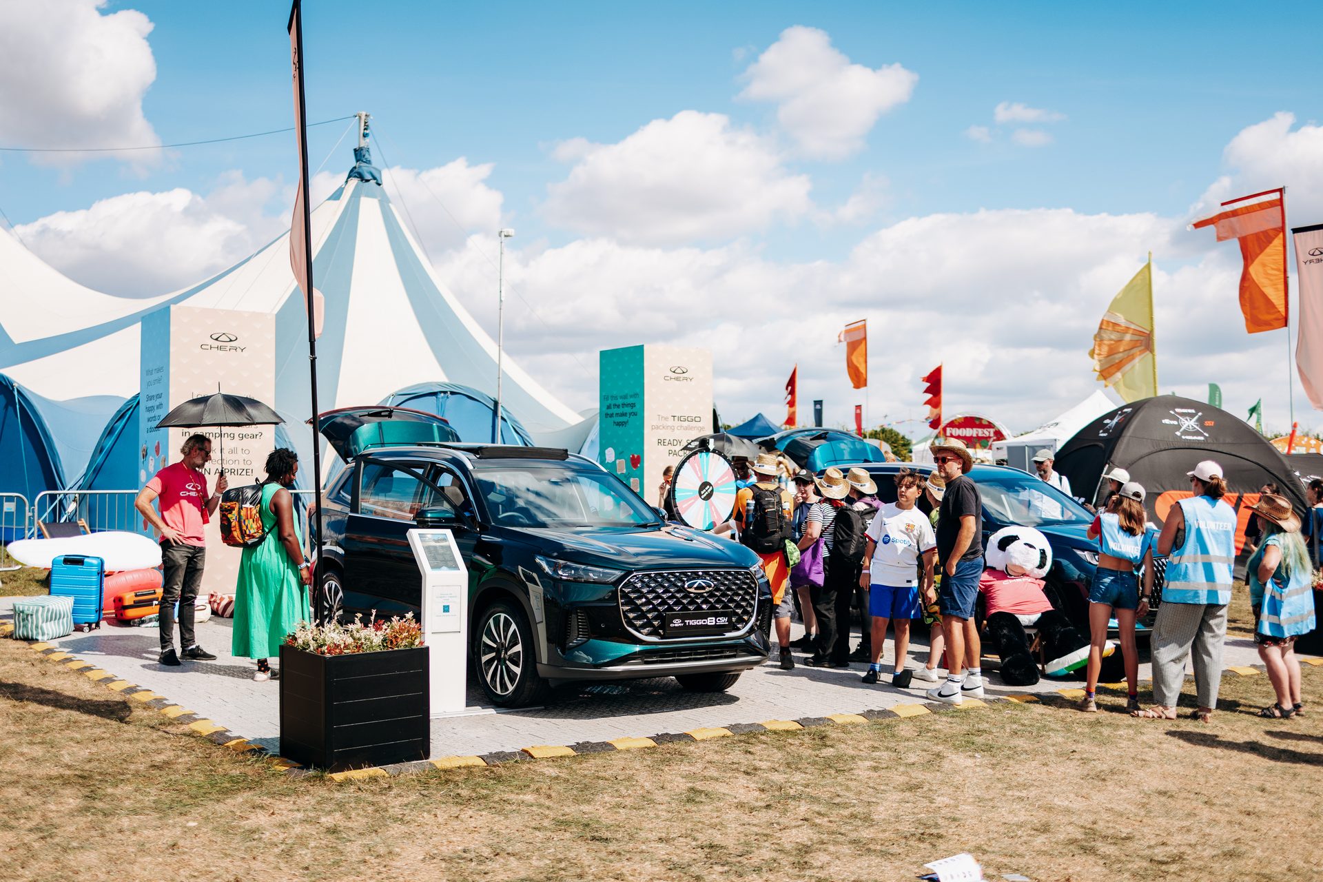 Cars and a festival atmostphere at CarFest 2025