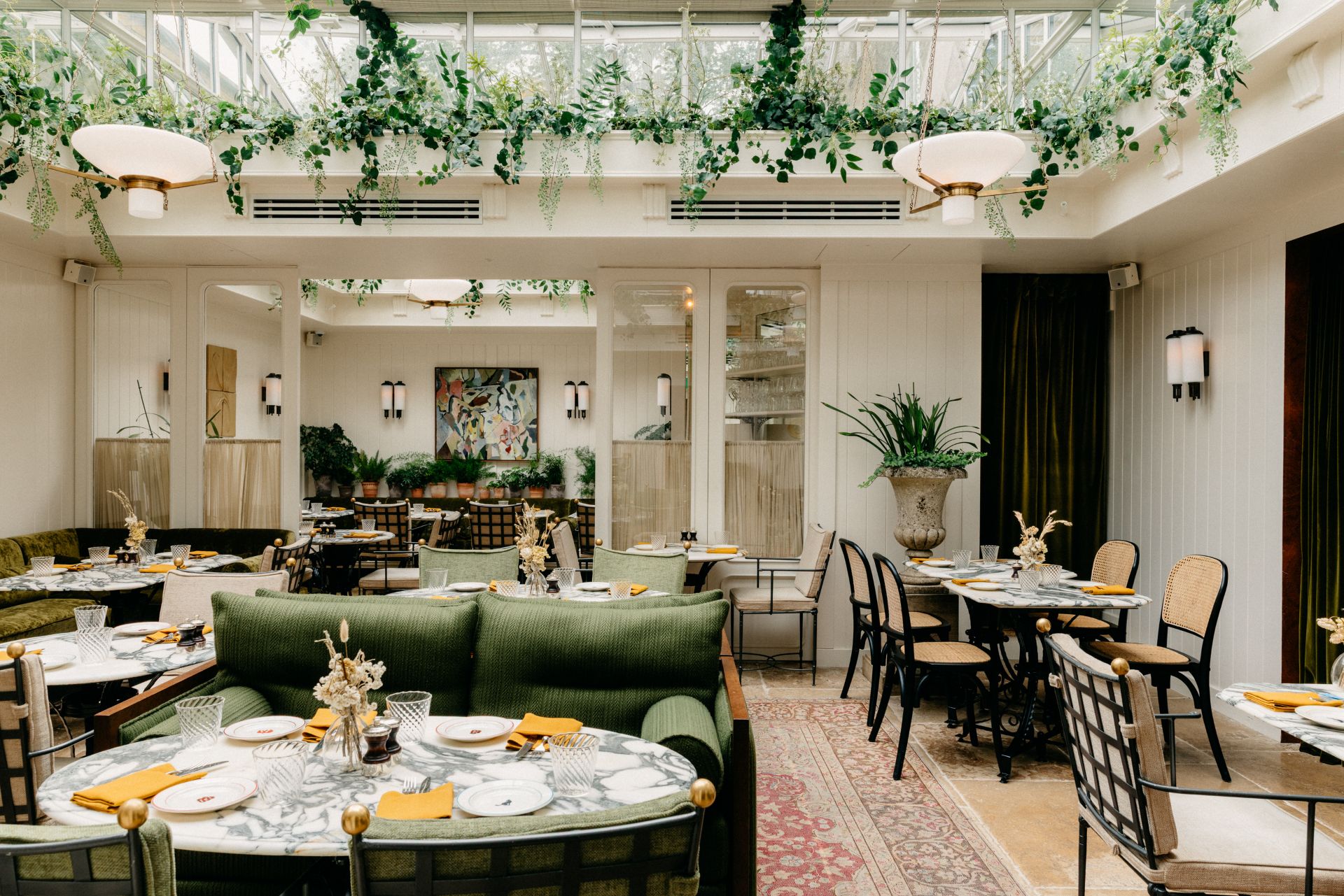 The Conservatory dining room at Celeste in Nottingham