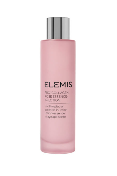 Pink bottle, Elemis Pro-Collagen Rose Essence Lotion