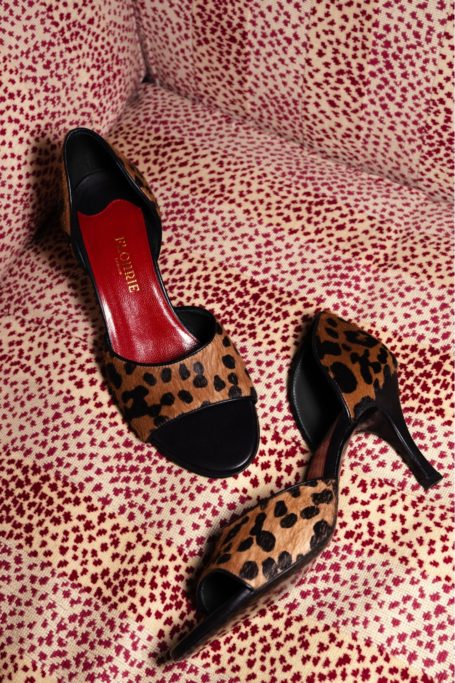 Animal print heels