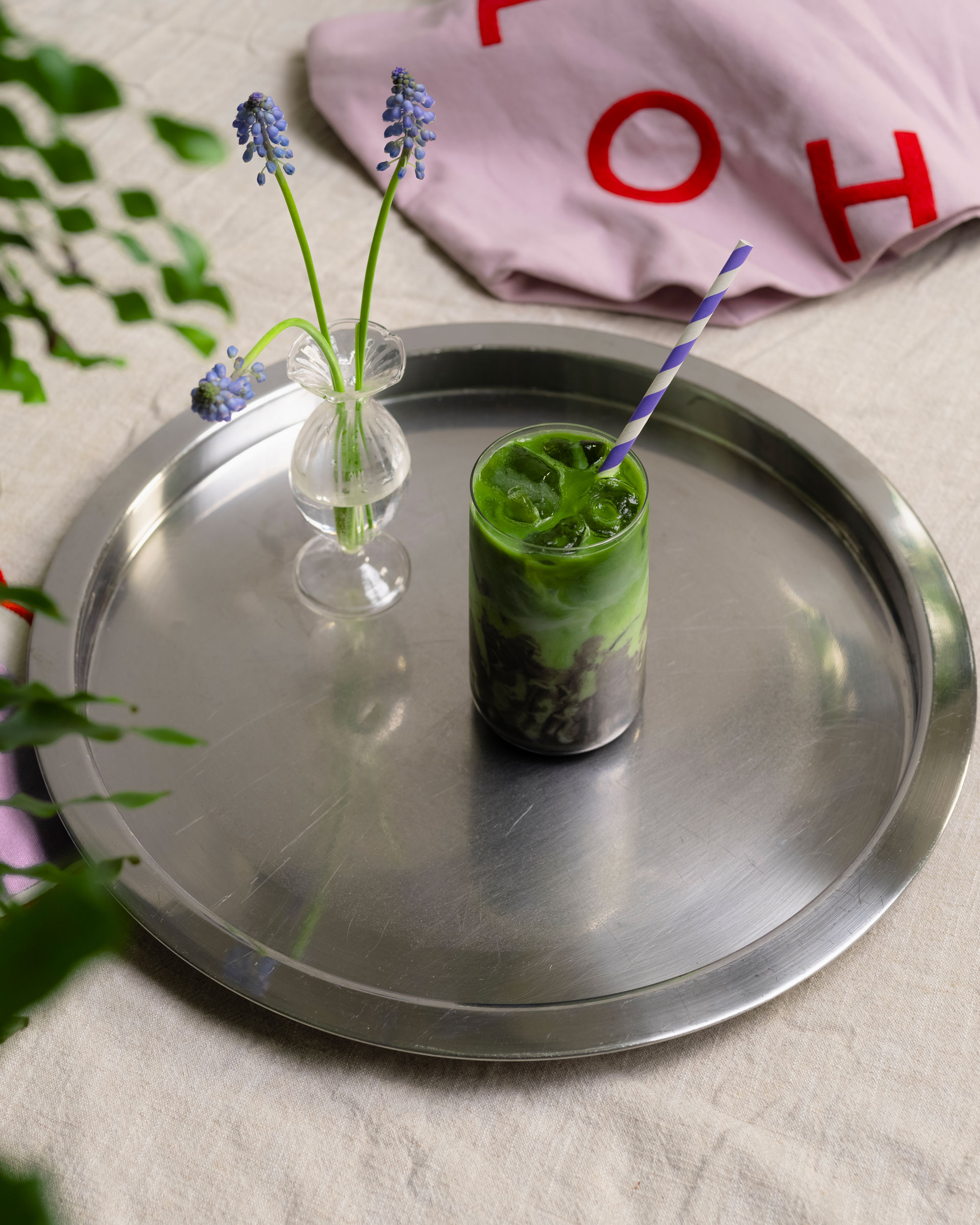 GAIL's new springtime Iced Black Sesame Matcha Latte