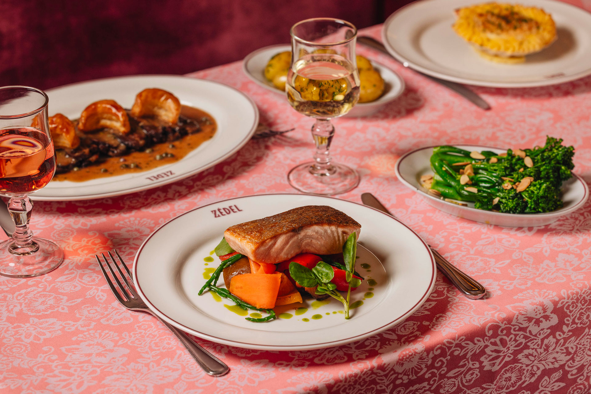 Salmon at Brasserie Zedel