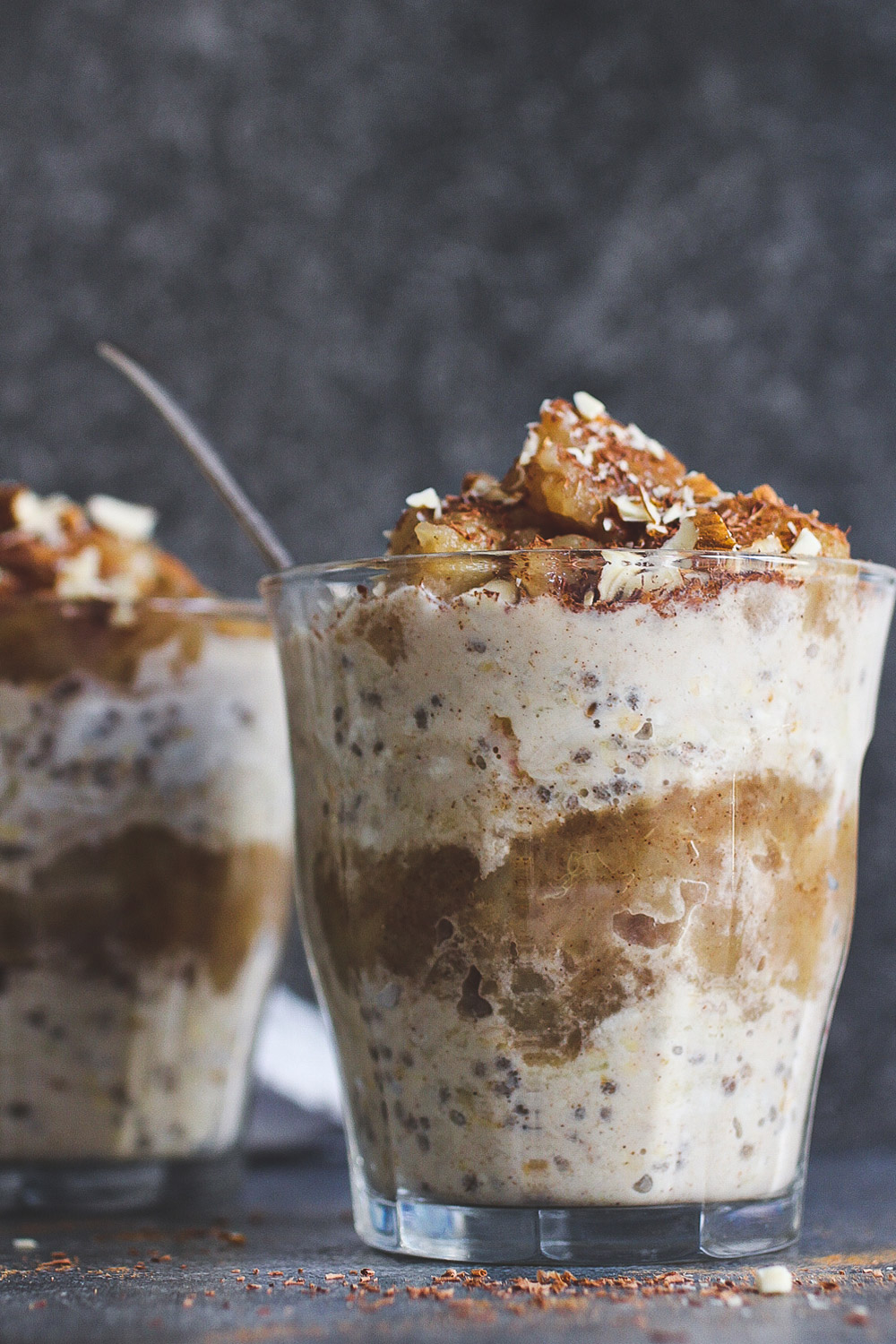 Apple pie overnight oats