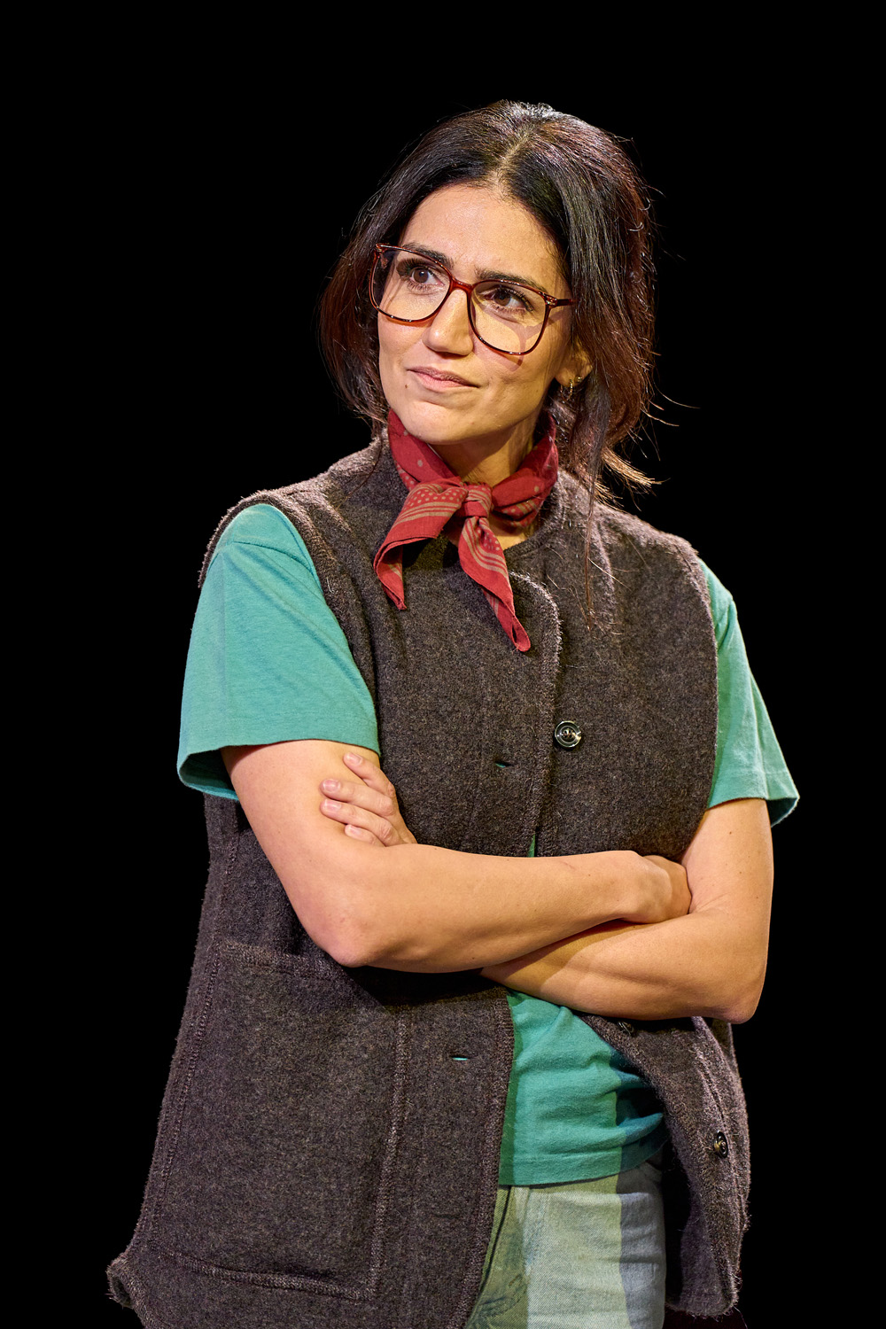 Leila Farzad (Hannah Jarvis) in Arcadia at The Old Vic