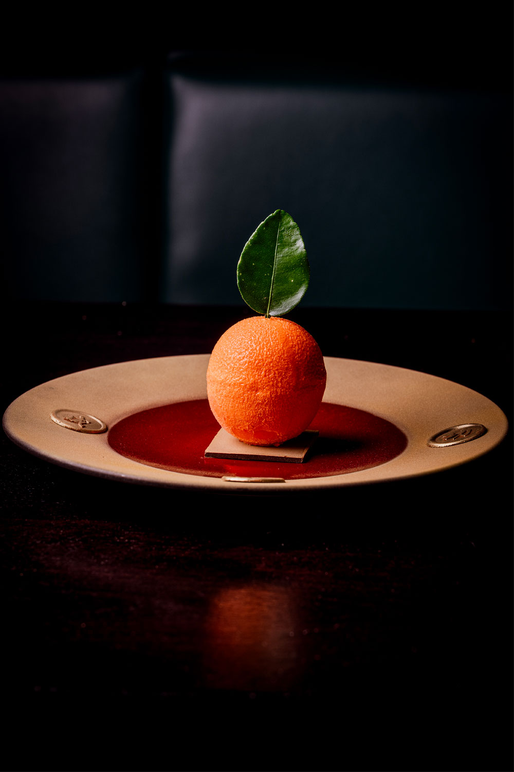 Yauatcha's lucky orange dessert – the 'clementine ember'