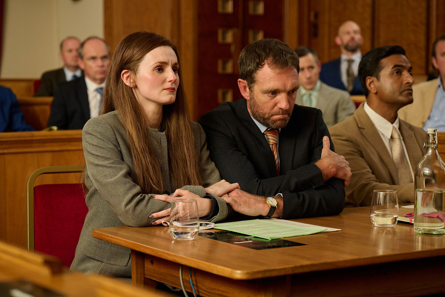 Posy Sterling and Tom McKay in Dirty Business