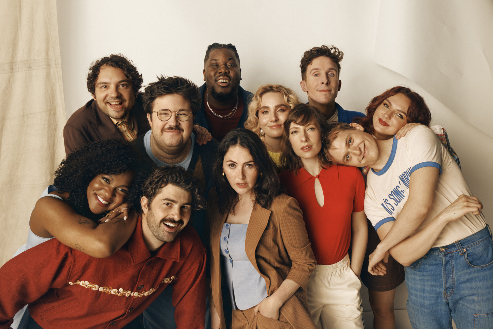 The inaugural cast of SNL UK