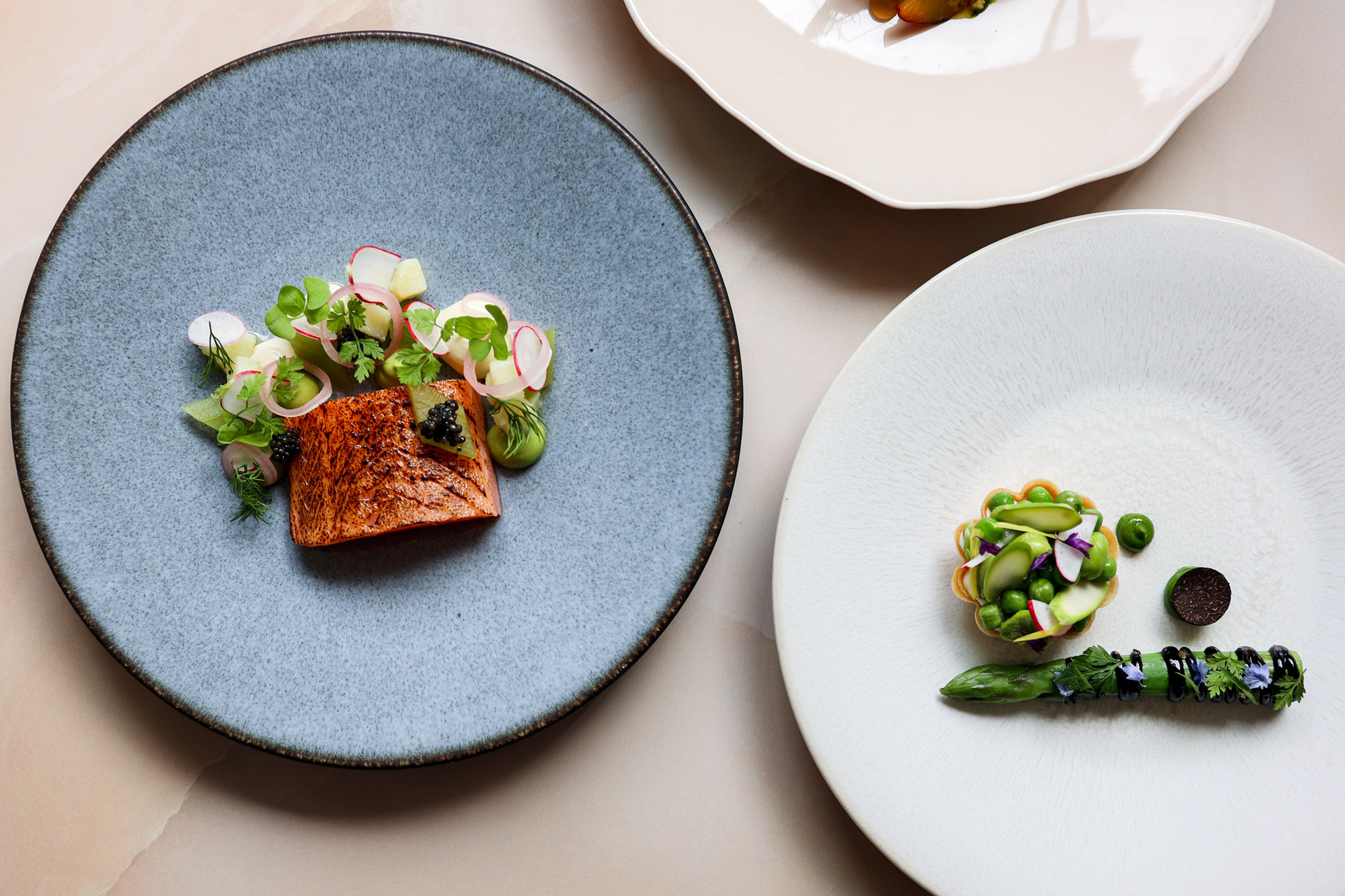 Summer dishes from Rhubarb catering