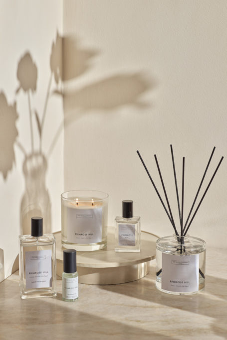 The White Company Primrose Hill fragrance collection - perfumes, candle and diffuser