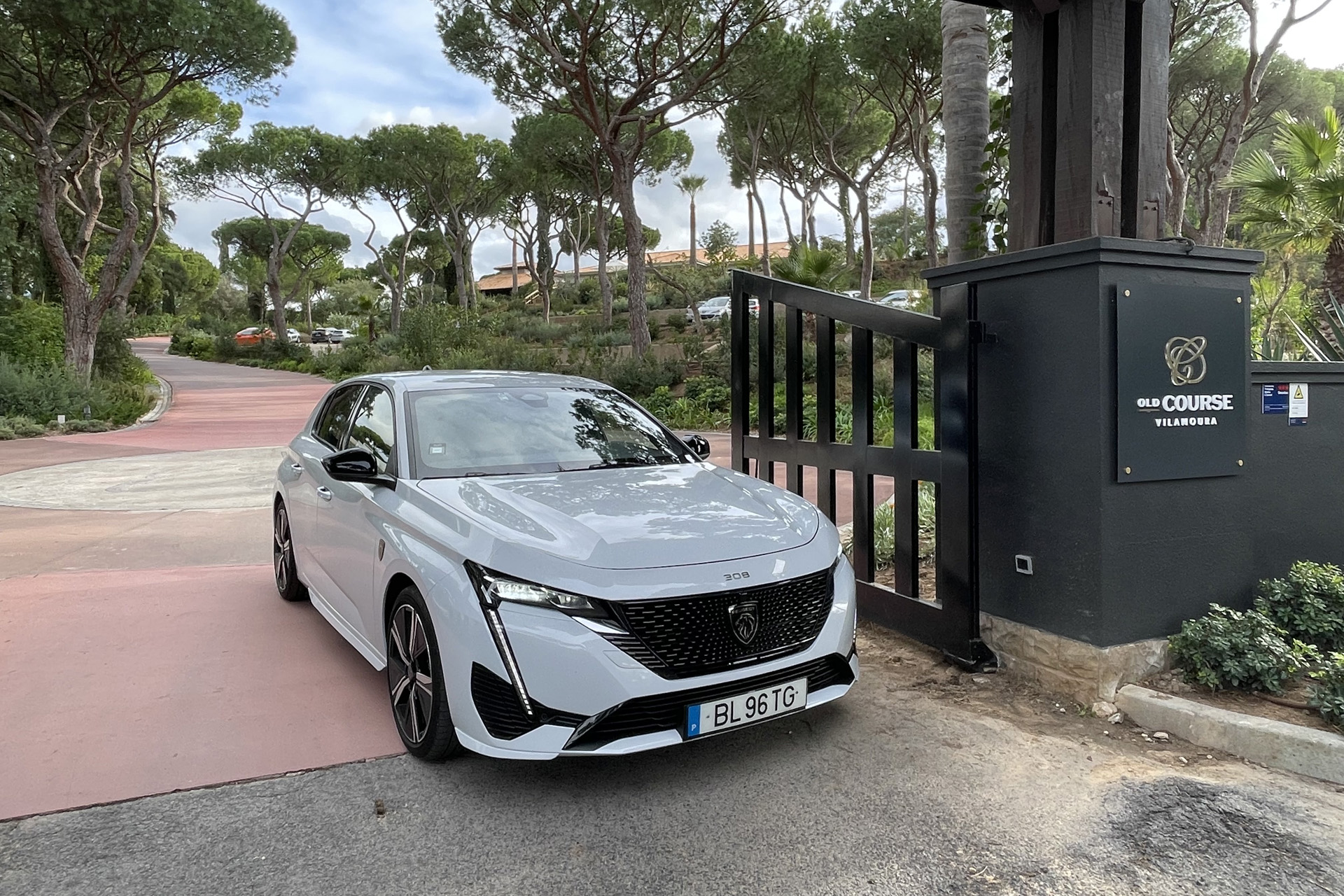 The hatchback is great for tackling a sandy beach road.