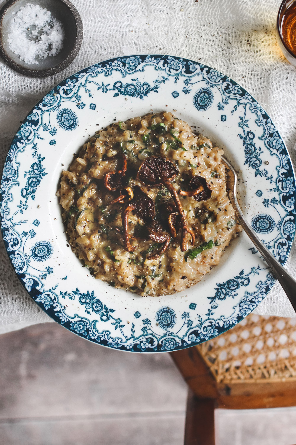 Wild mushroom risotto