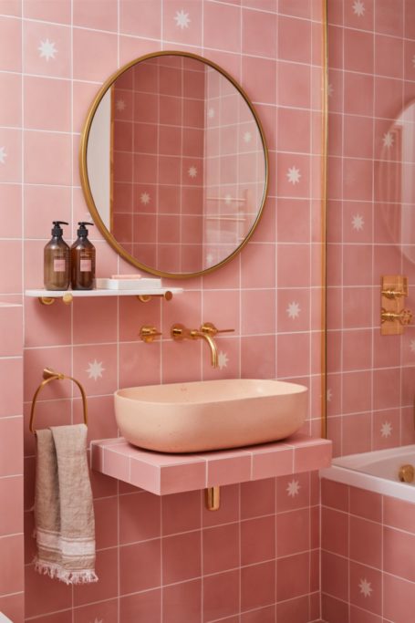 Pink bathroom