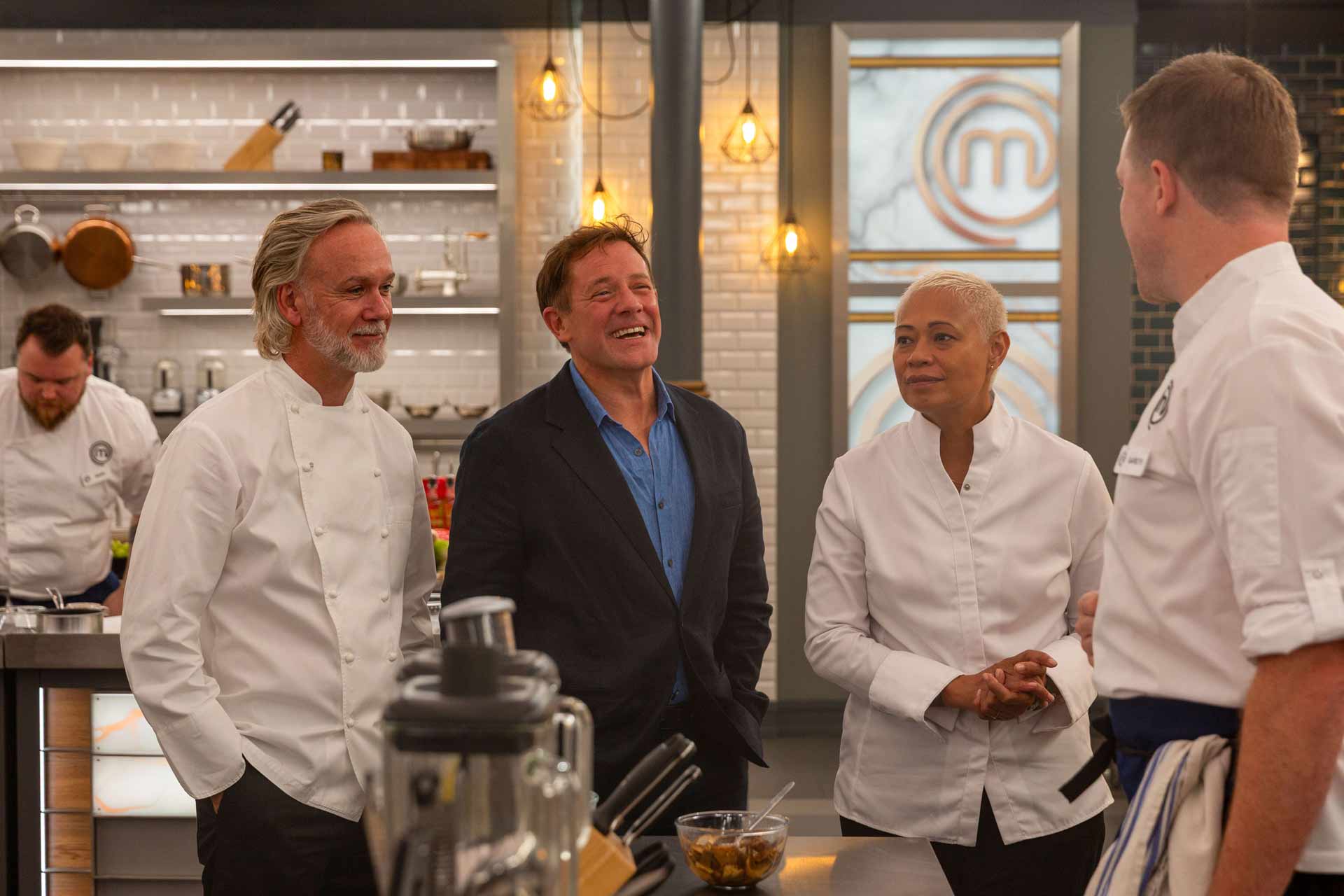 Marcus Wareing, Matt Tebbutt, Monica Galetti, Gareth Baty on MasterChef: The Professionals