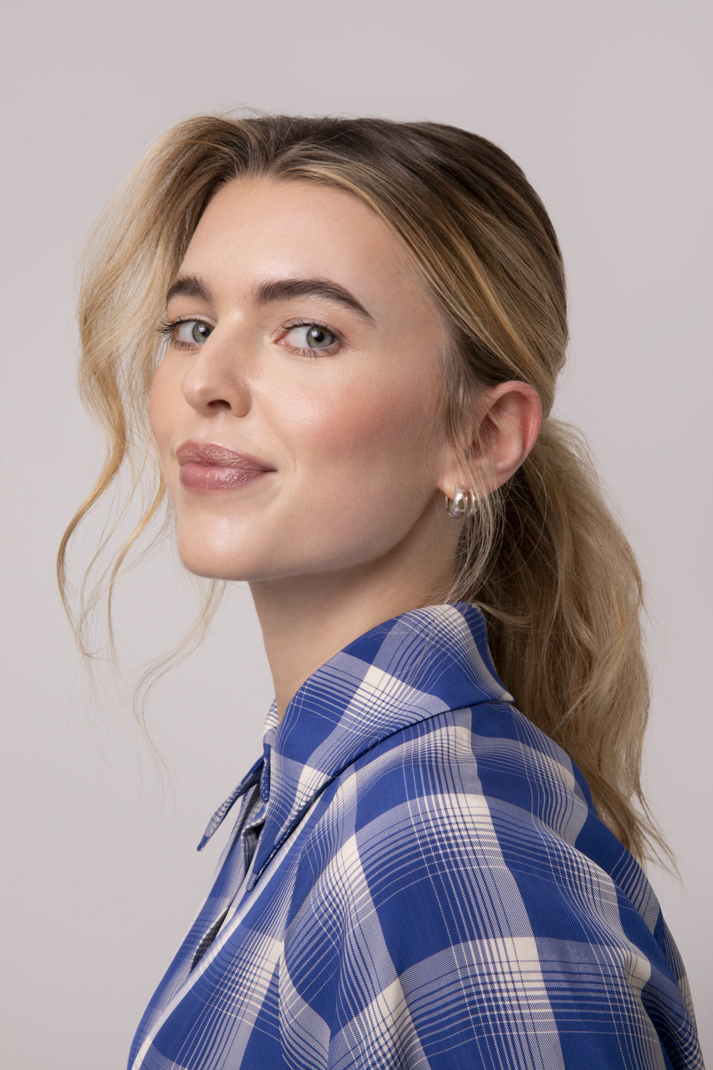 Close up shot of Carla Woodcock