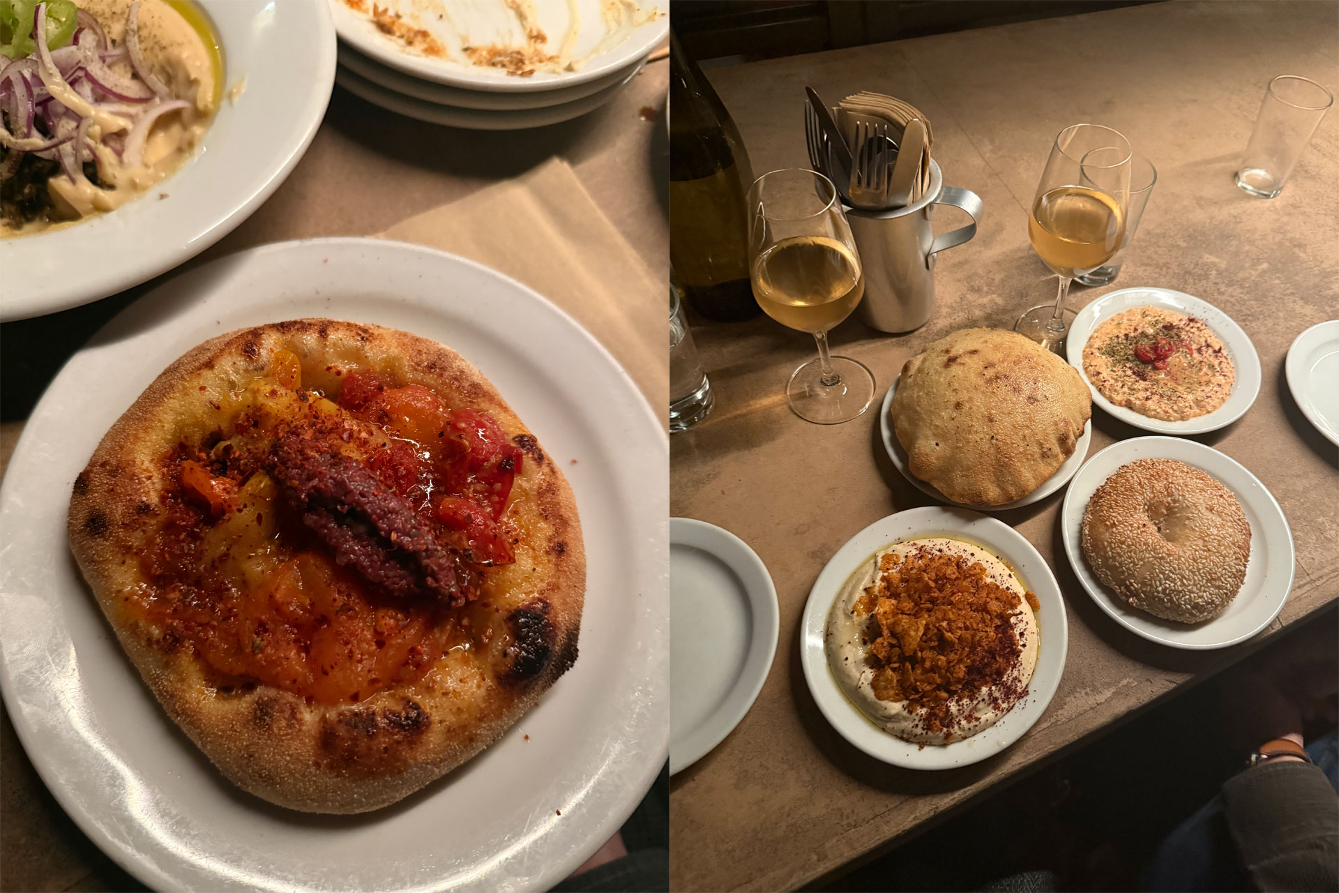 Agora's flatbreads and dips