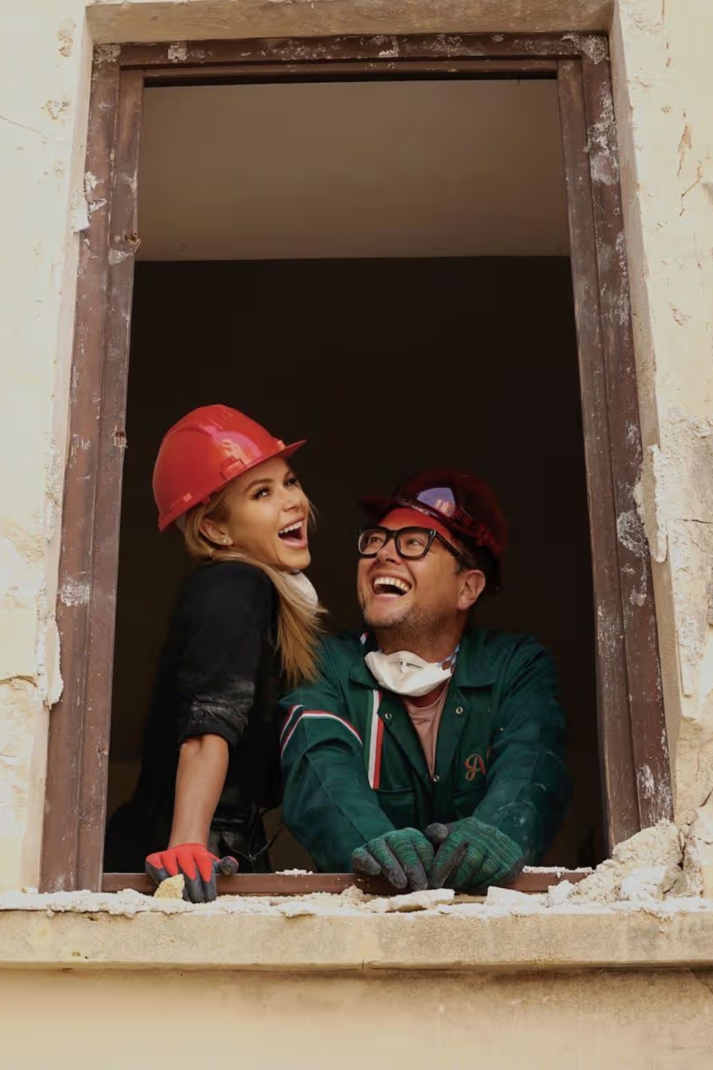 Amanda Holden and Alan Carr in Amanda & Alan's Italian Job