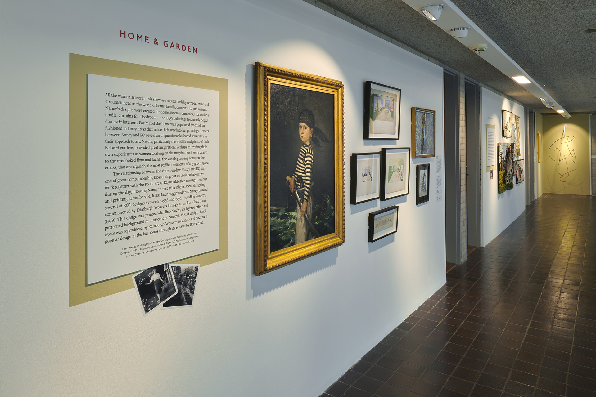 Relative Ties exhibition view, The Women’s Art Collection, Murray Edwards College.