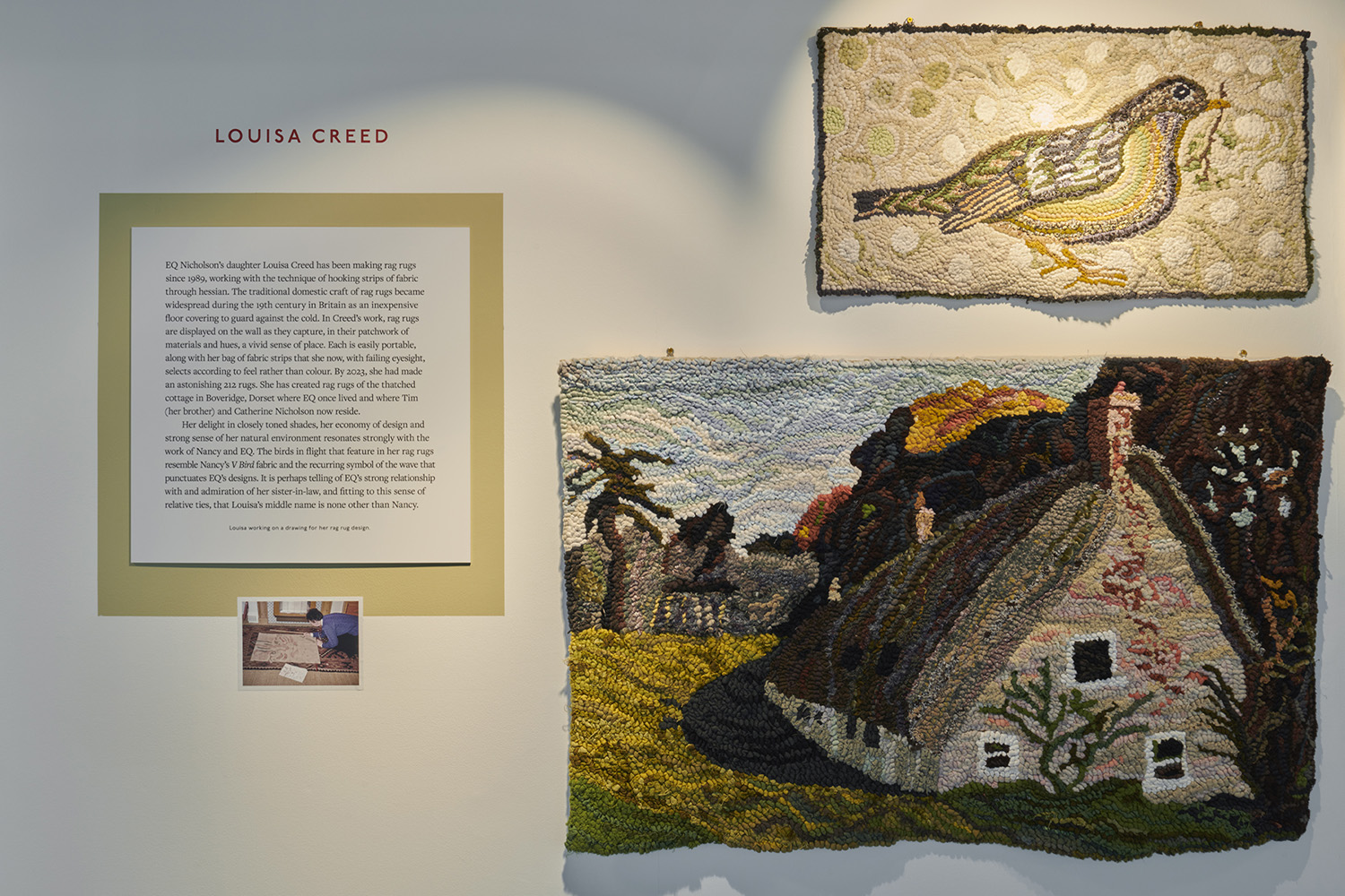 Relative Ties exhibition view, The Women’s Art Collection, Murray Edwards College.