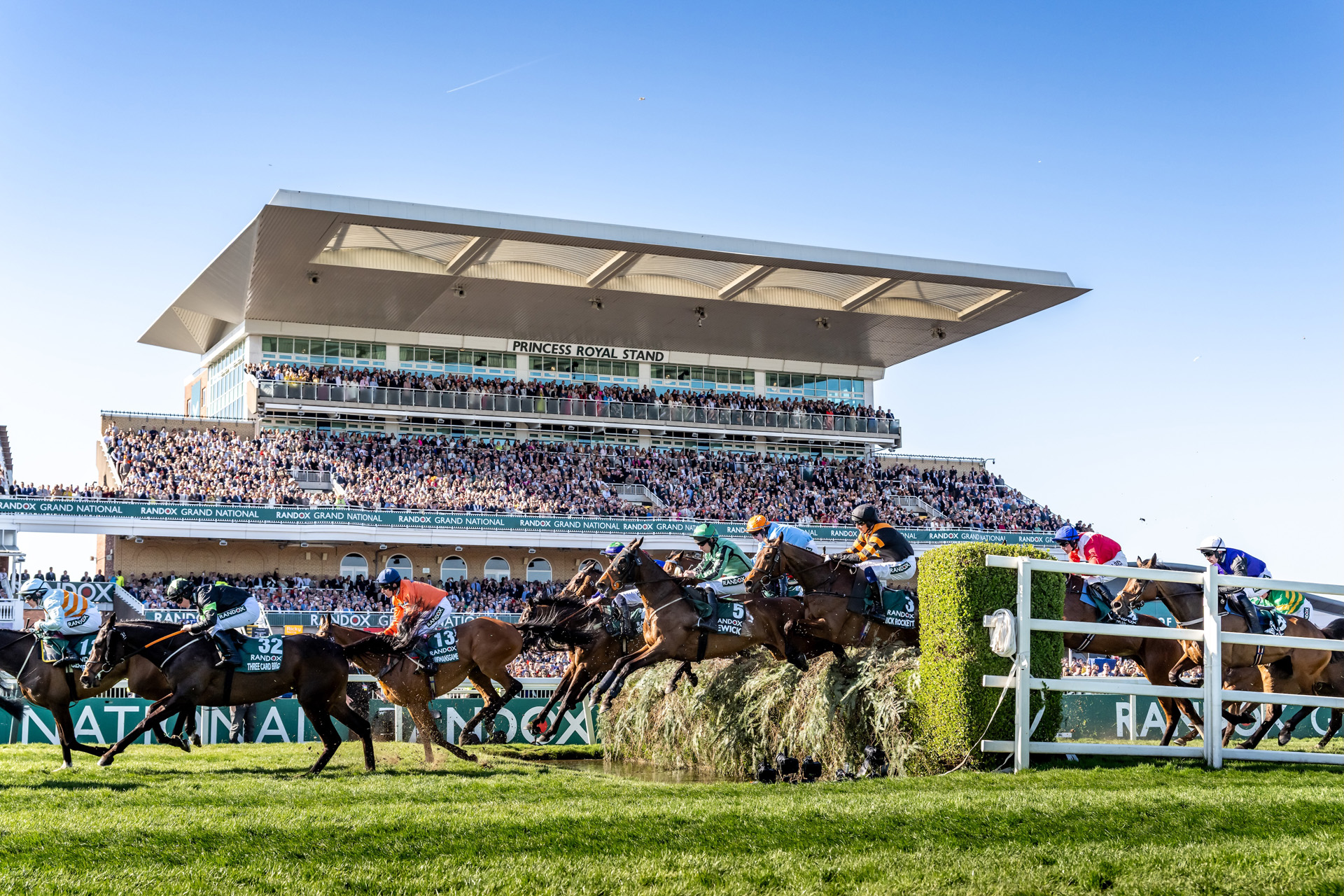 A race at the Grand National
