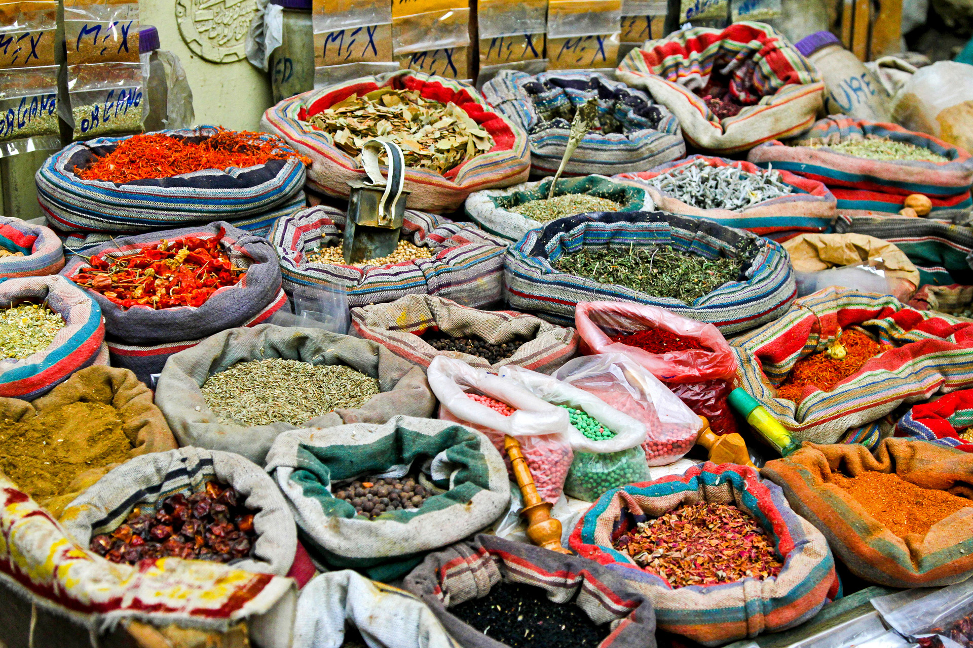 Food market in Cairo