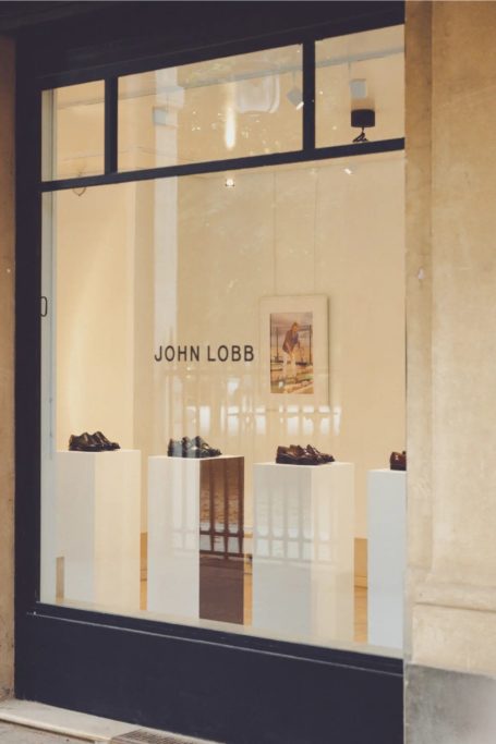 John Lobb store front in Paris