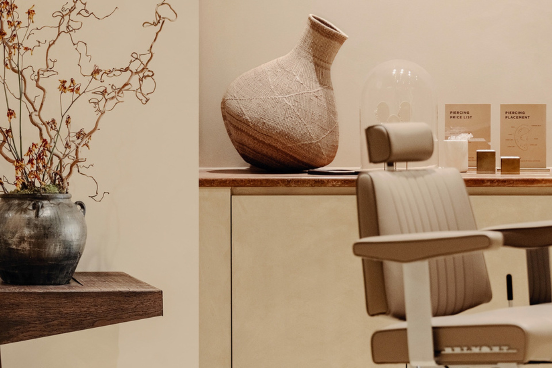 Piercing studio by Monica Vinader