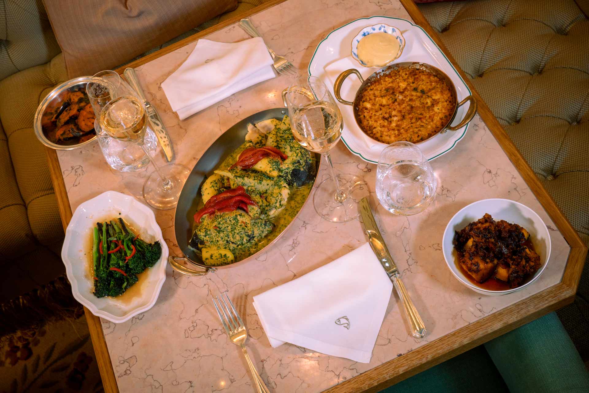 Easter lunch at Lilibet's Mayfair
