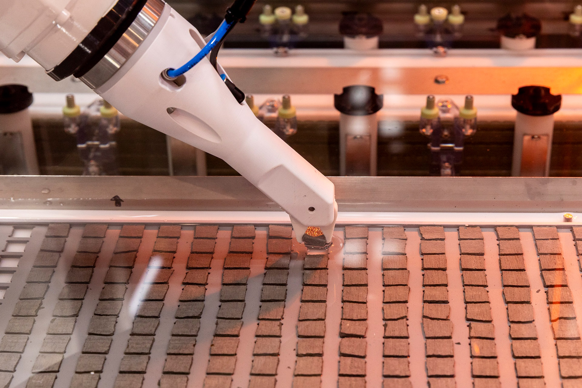 McLaren's coral reef restoration device on the ocean floor