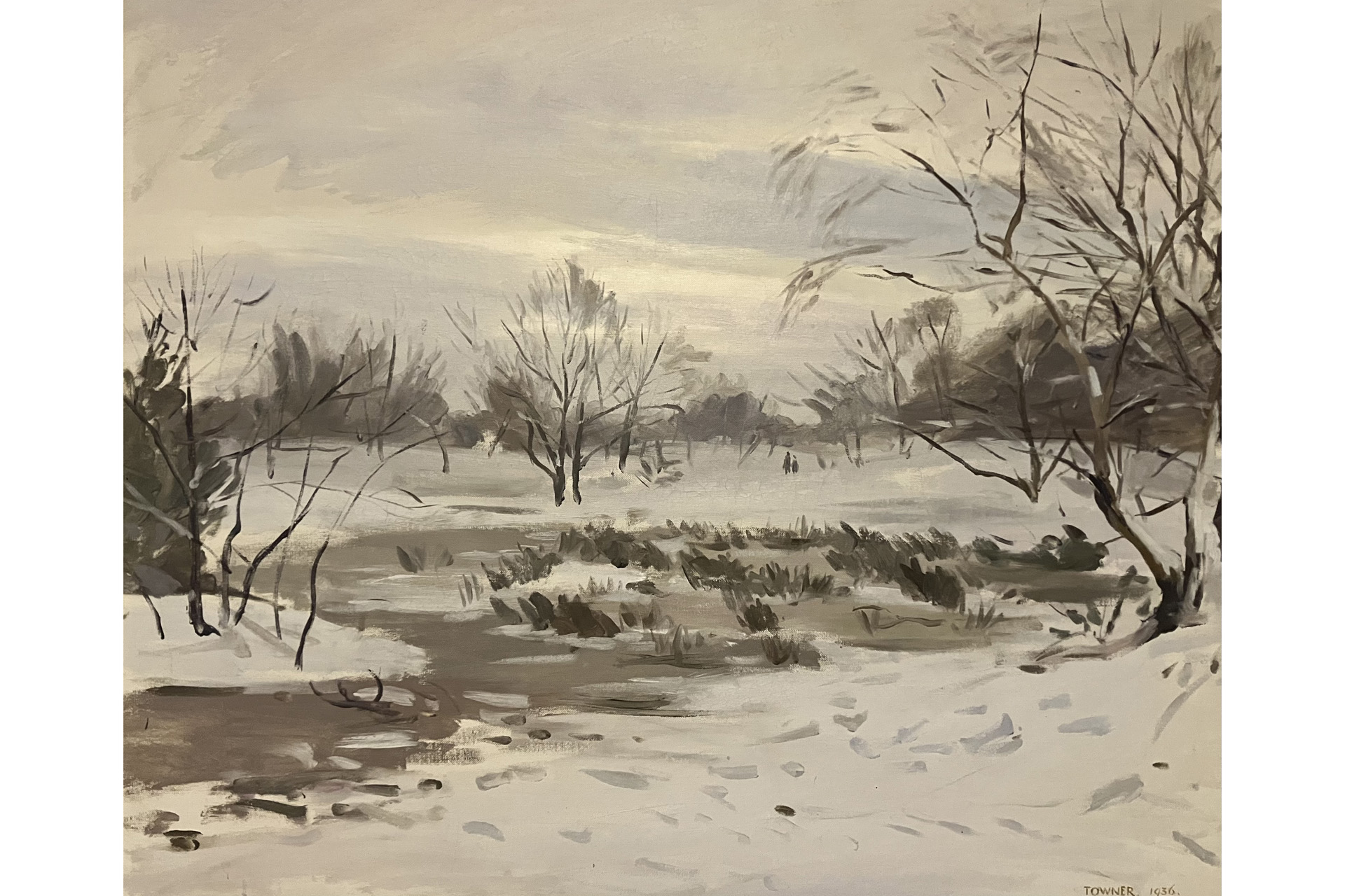 The Heath in Winter, Donald Chisholm Towner (1903 – 1985), 1936, Collection Burgh House