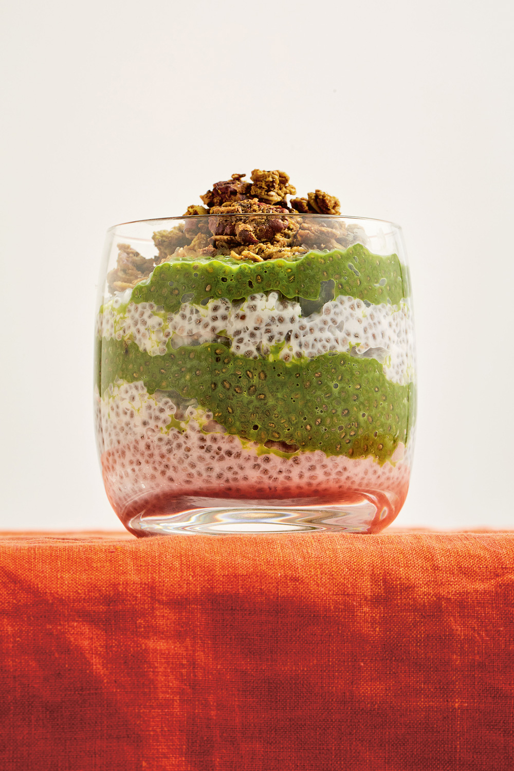 Matcha chia pudding