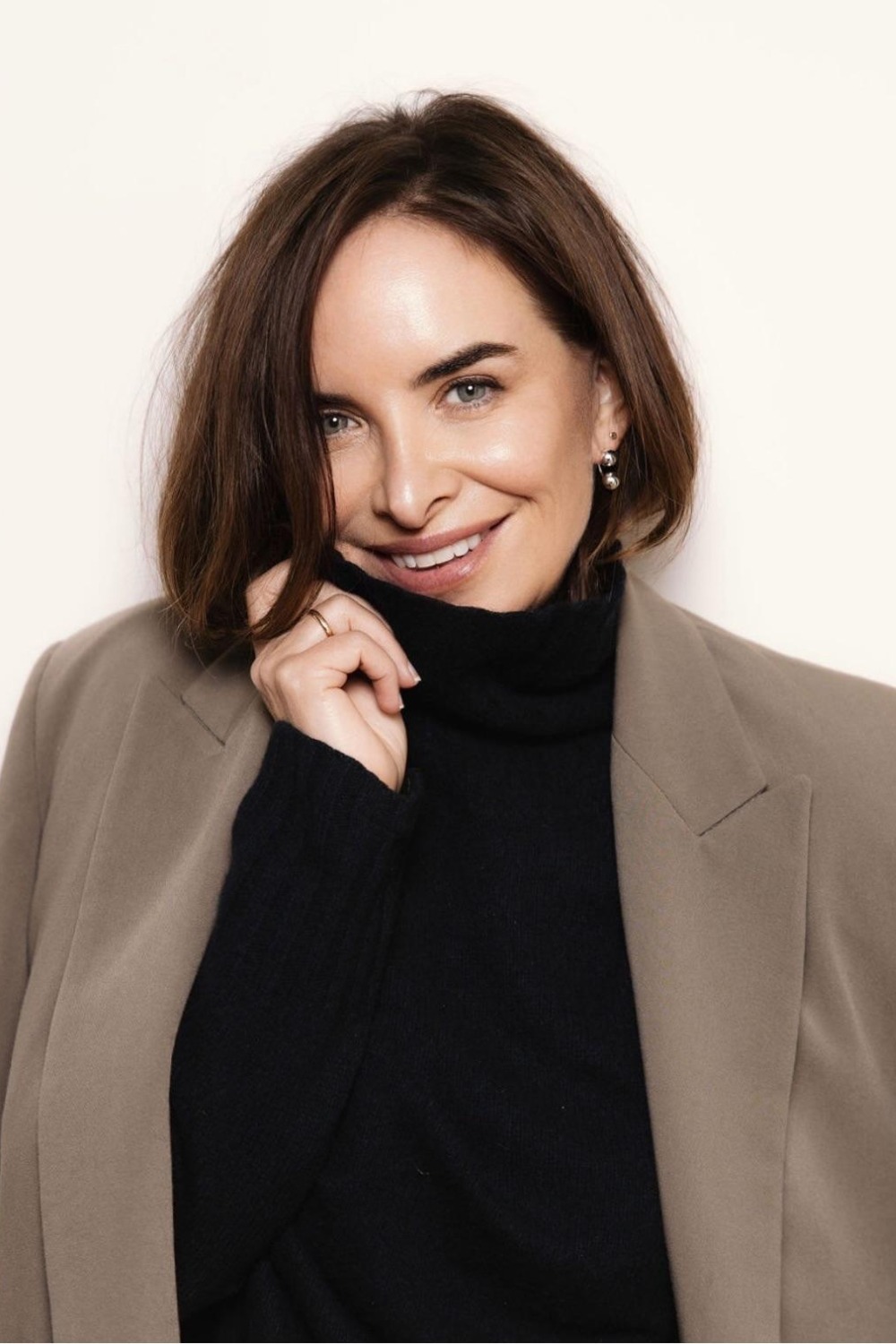 Woman smiling