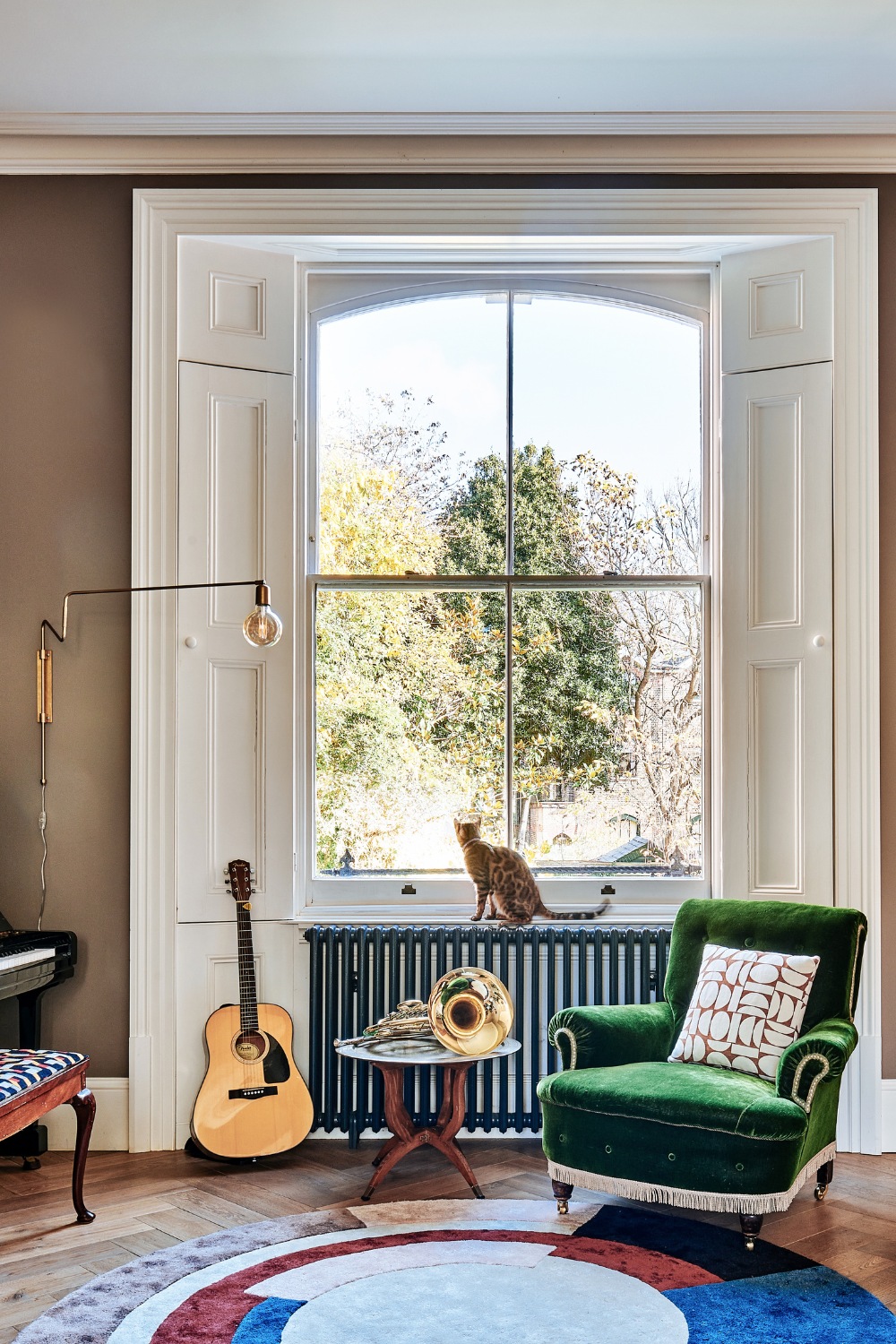 Playroom with musical instruments