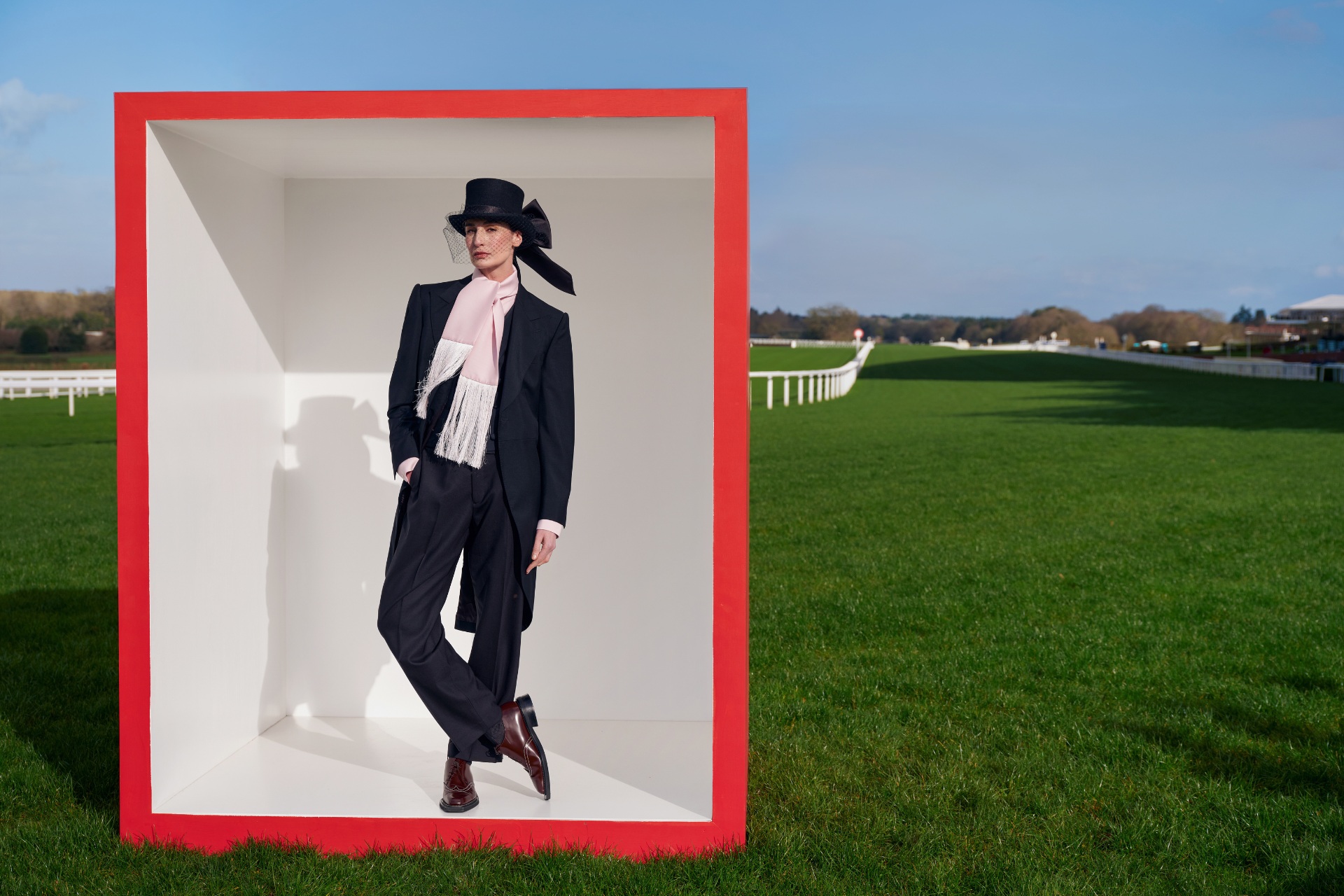 Woman in black suit and top hat | Royal Ascot Handbook 2026