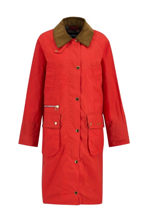 Red car coat | what to wear to the office spring