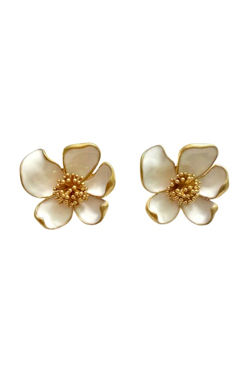 Floral earrings