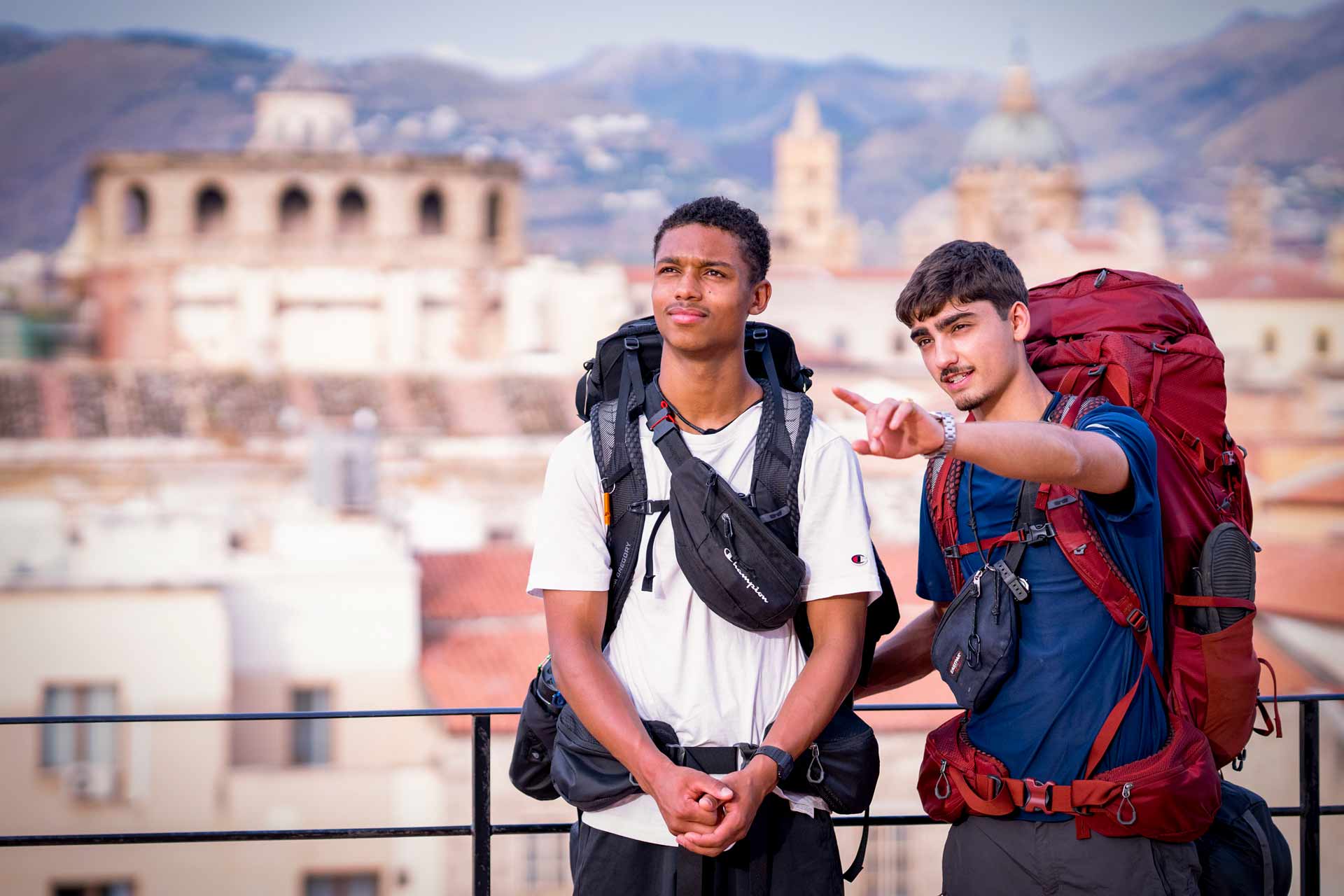 Kush and Jo on Race Across the World