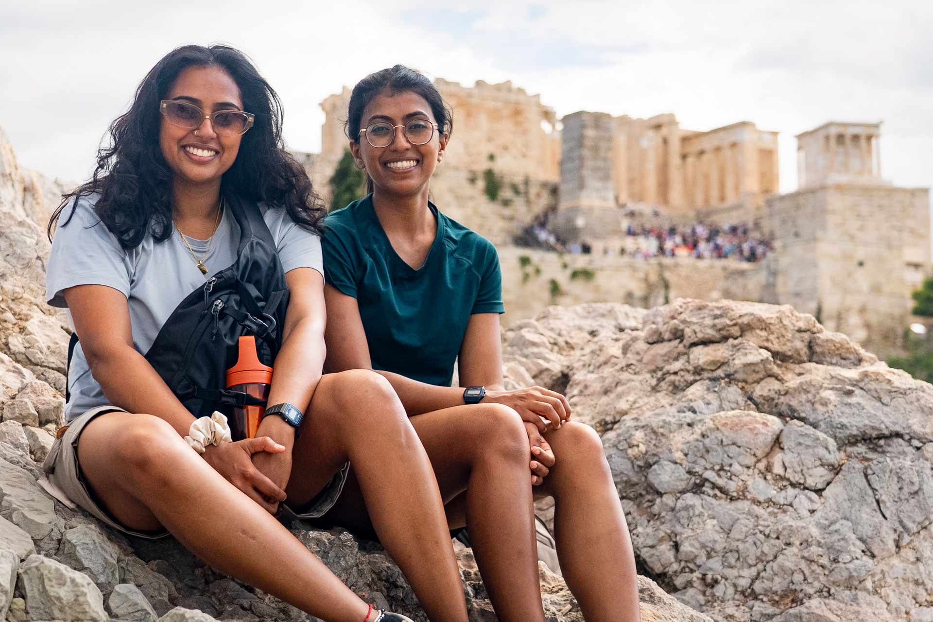 Puja and Roshni on Race Across the World