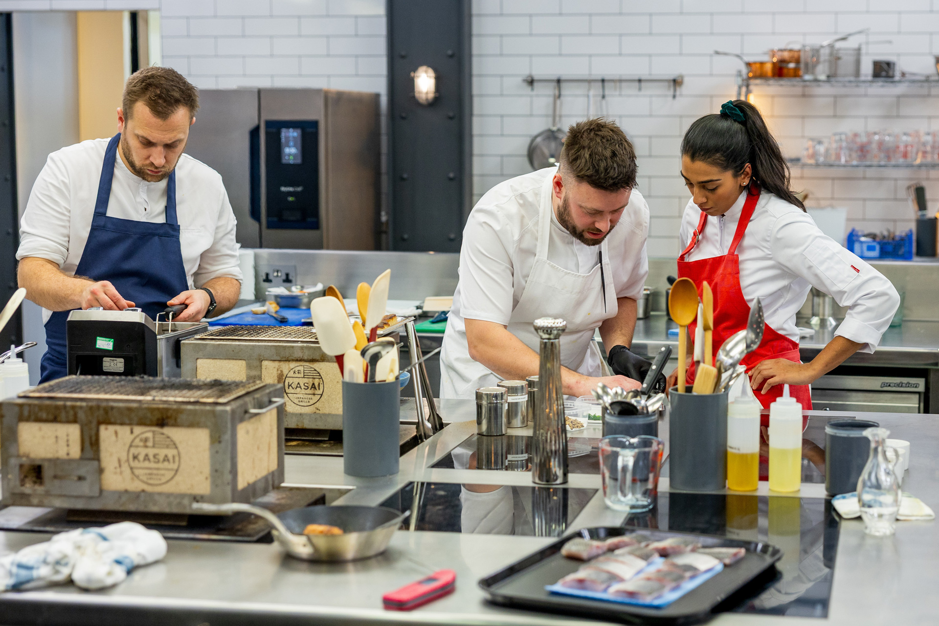 Jack Bond, Orry Shand, Nikita Pathakji on Great British Menu