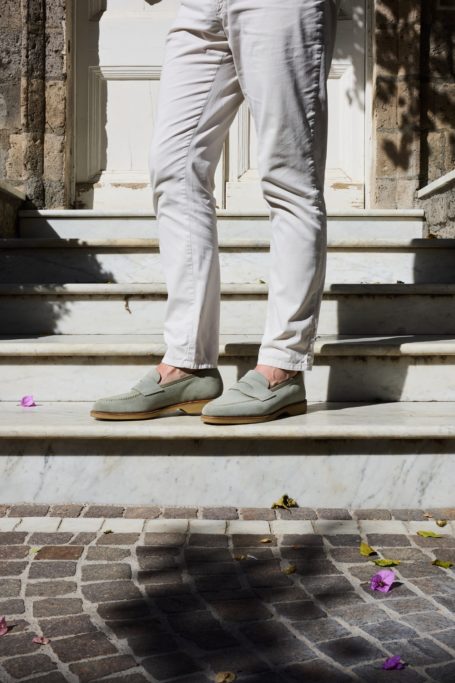 Pistachio shoes