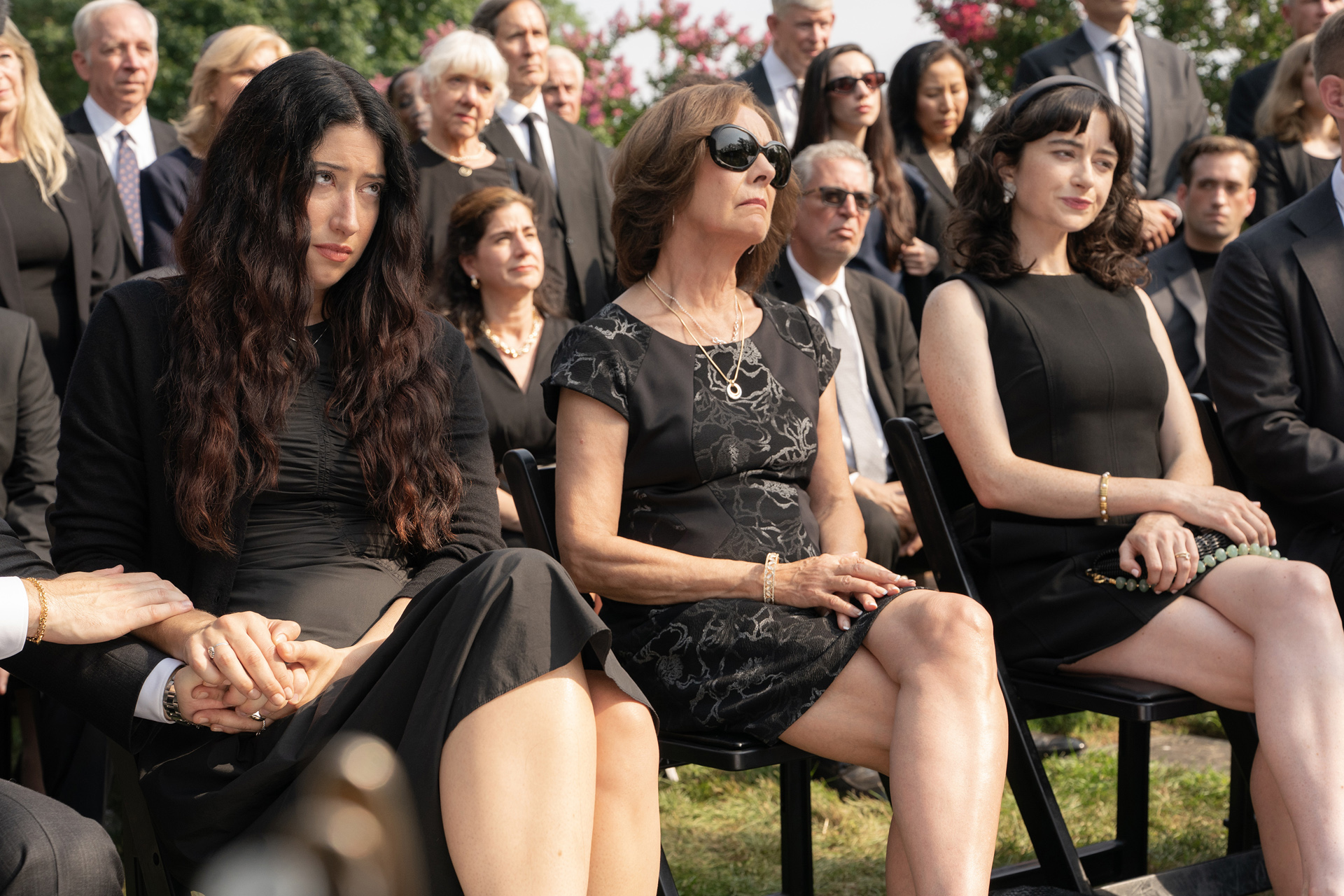 Taylor Ortega as Morgan, Laurie Metcalf as Linda, and Abby Quinn as Natalie in BIG MISTAKES