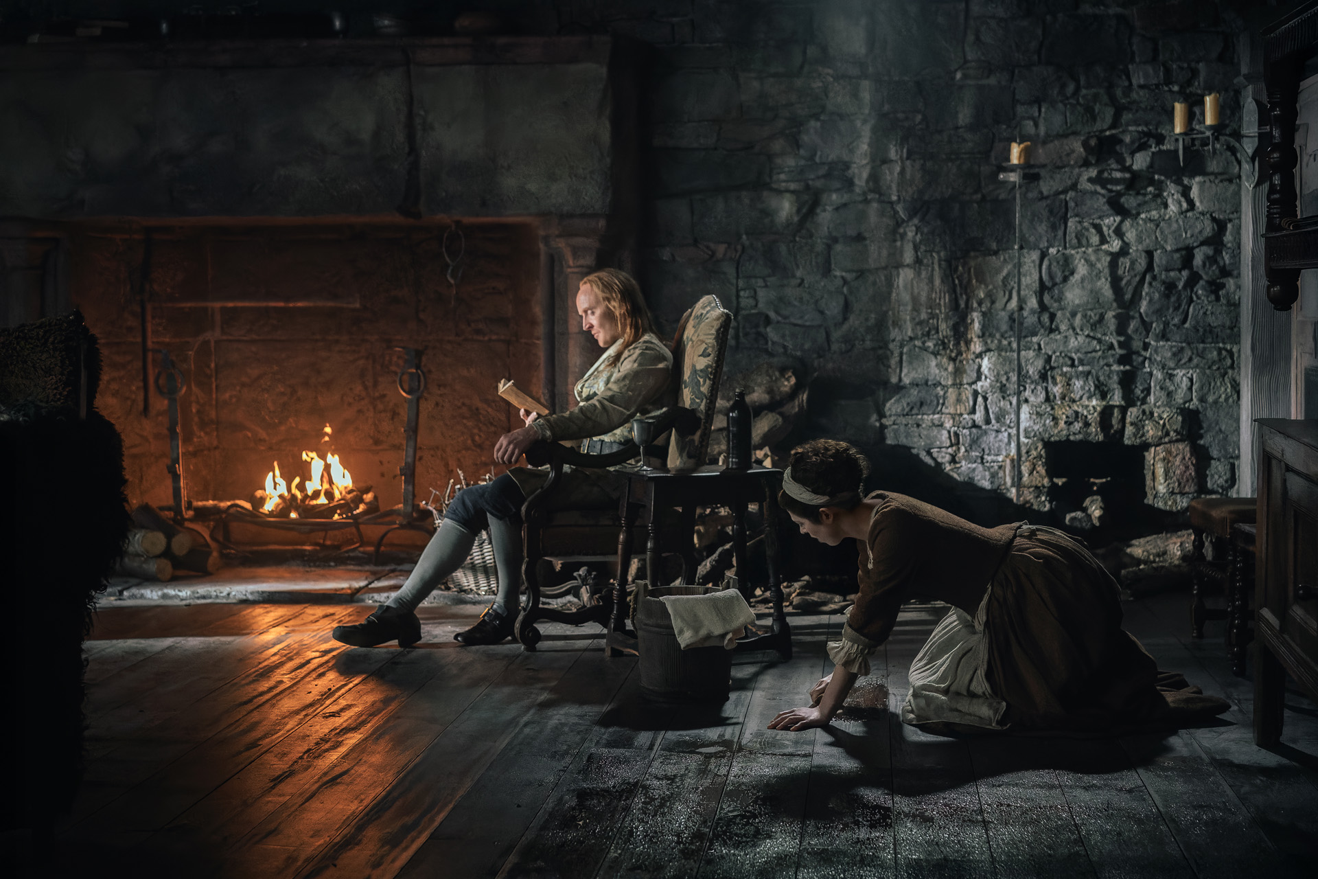 Lord Lovat (Tony Curran) in Outlander: Blood of My Blood.