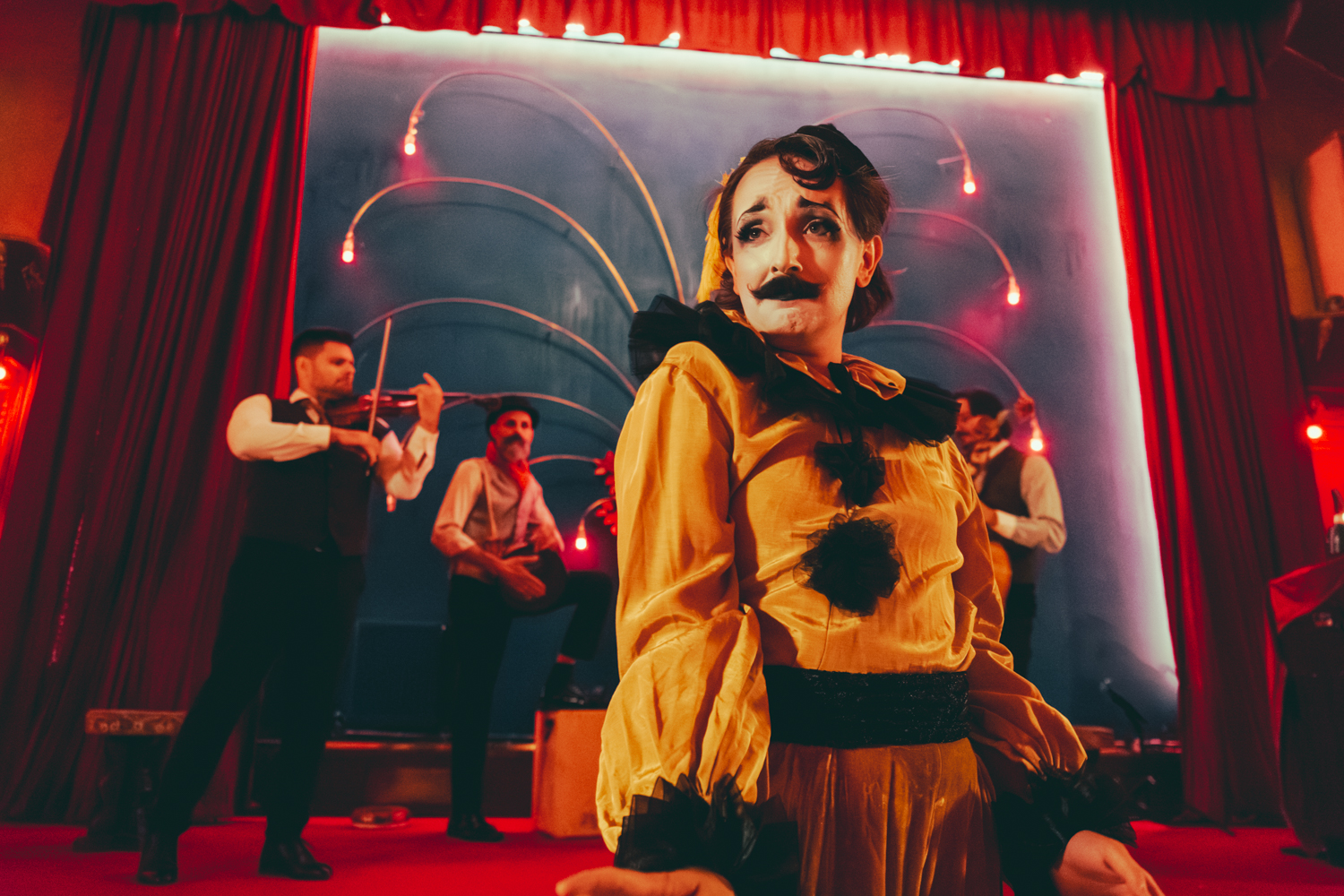 A performer at Chat Noir
