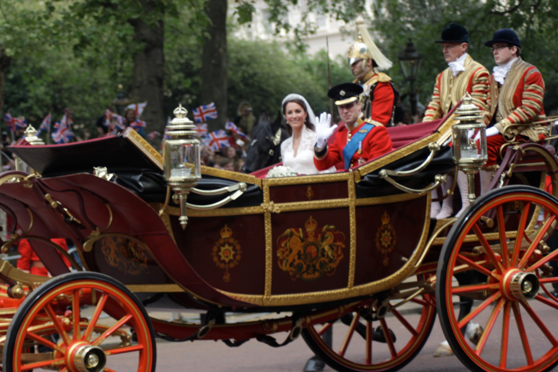 Kate Middleton and Prince William wedding day