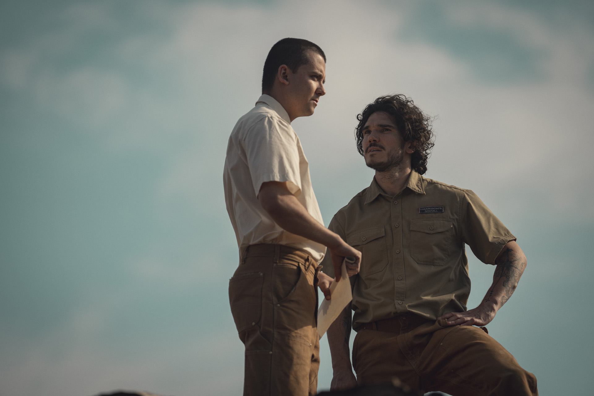 Asa Butterfield as Adam and Fra Fee as Sam in Unchosen