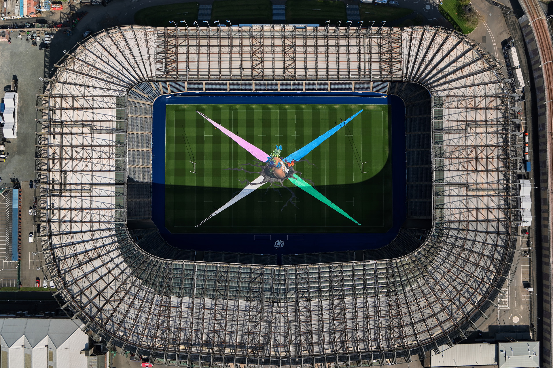 ‘Now We Arrive’ is Claire Luxton's largest artwork to date.