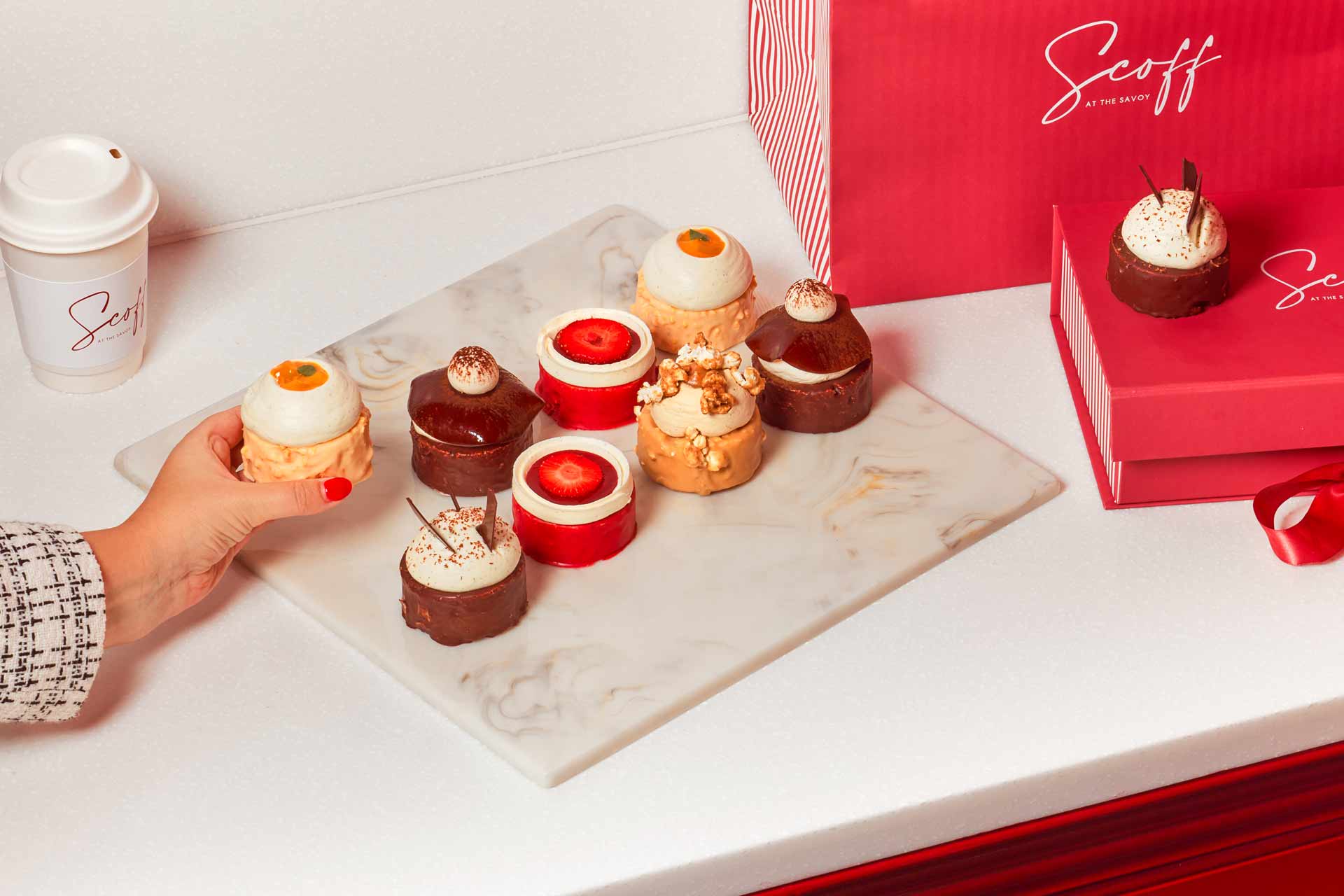 A selection of scones at The Savoy