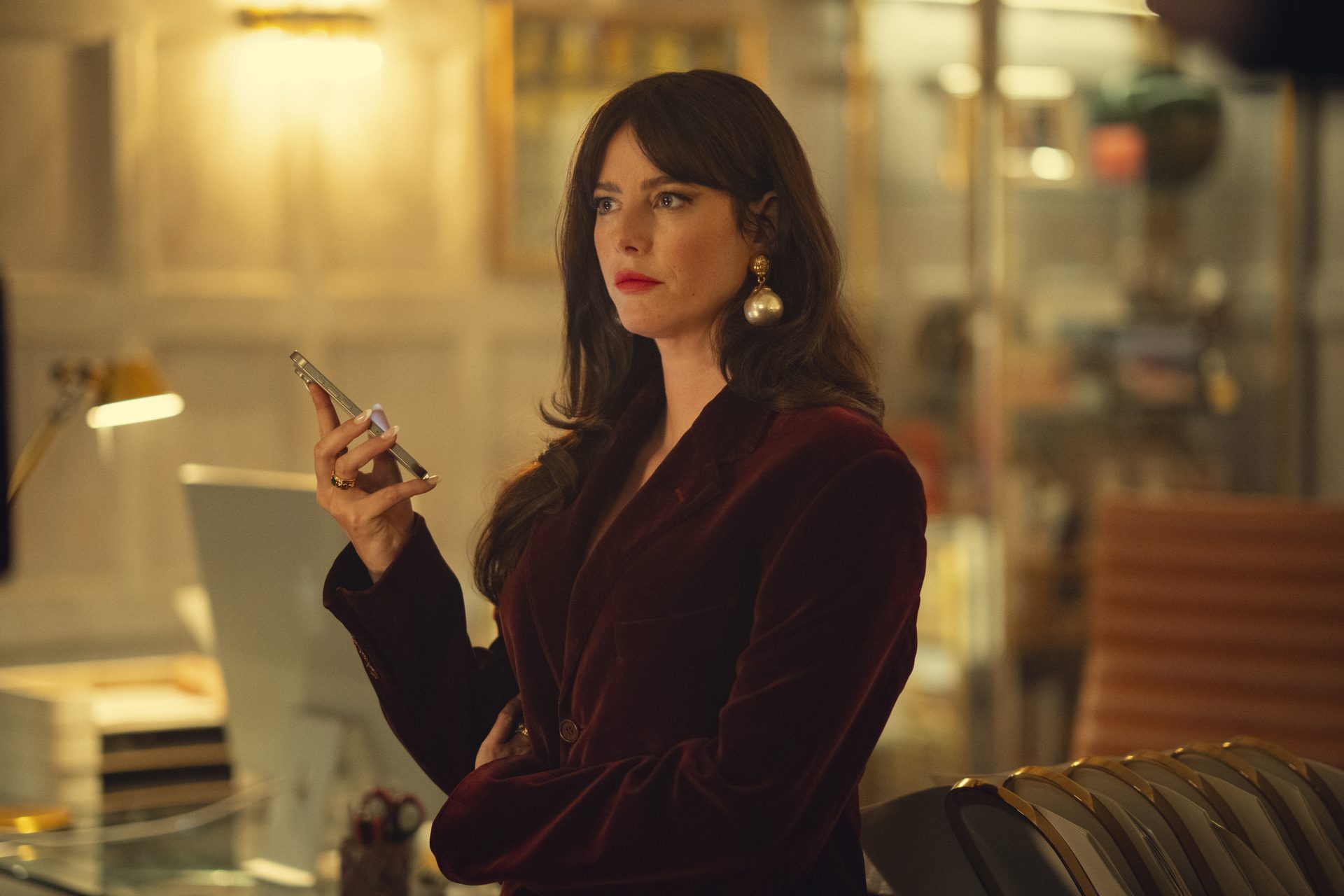 Kaya Scodelario in The Gentlemen season 2.